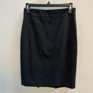 Ann Taylor Black Pencil Work Skirt